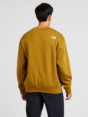Felpa 'ESSENTIAL' di THE NORTH FACE in giallo
