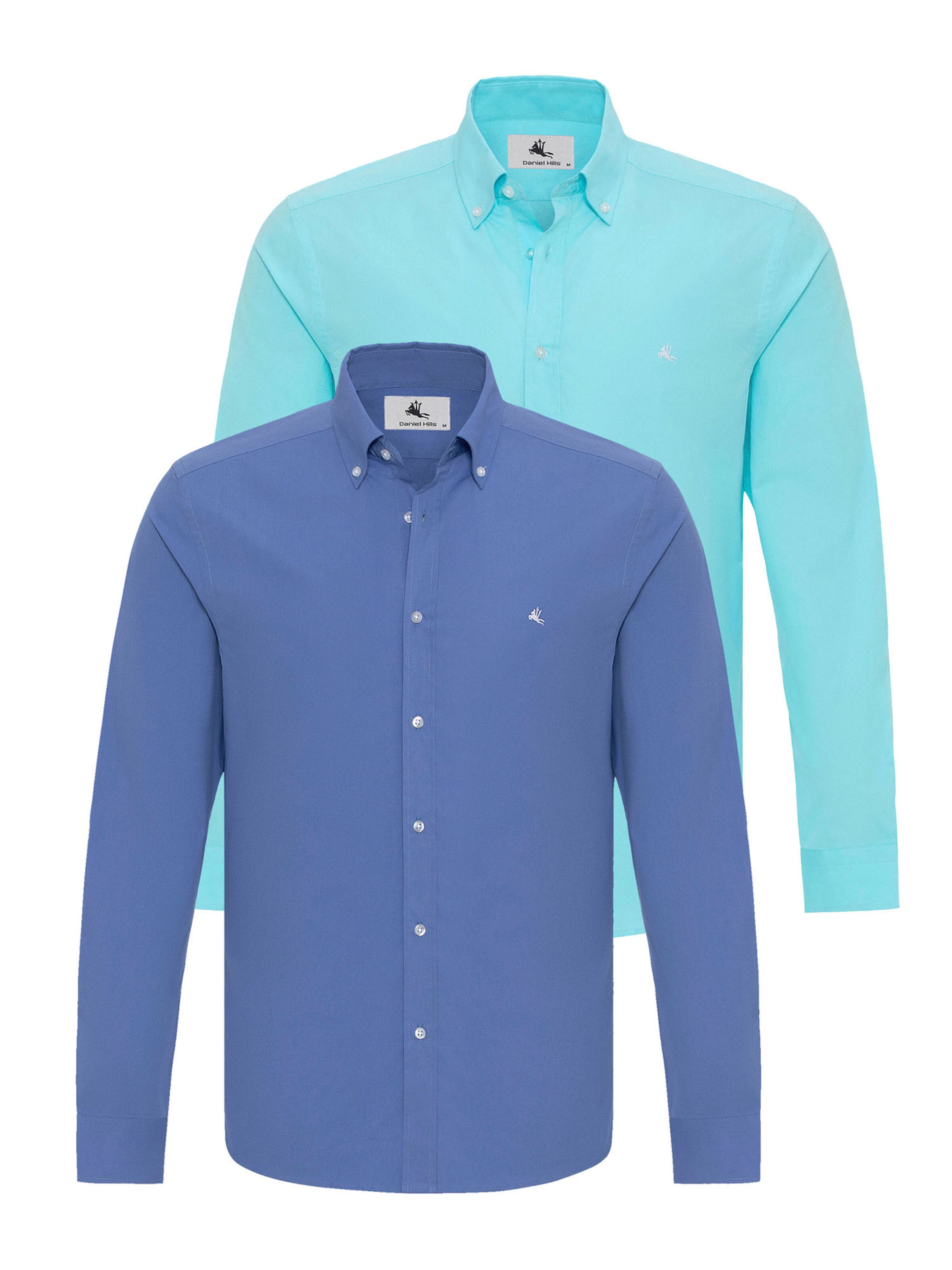 Daniel Hills Button Up Shirt in Blue: front