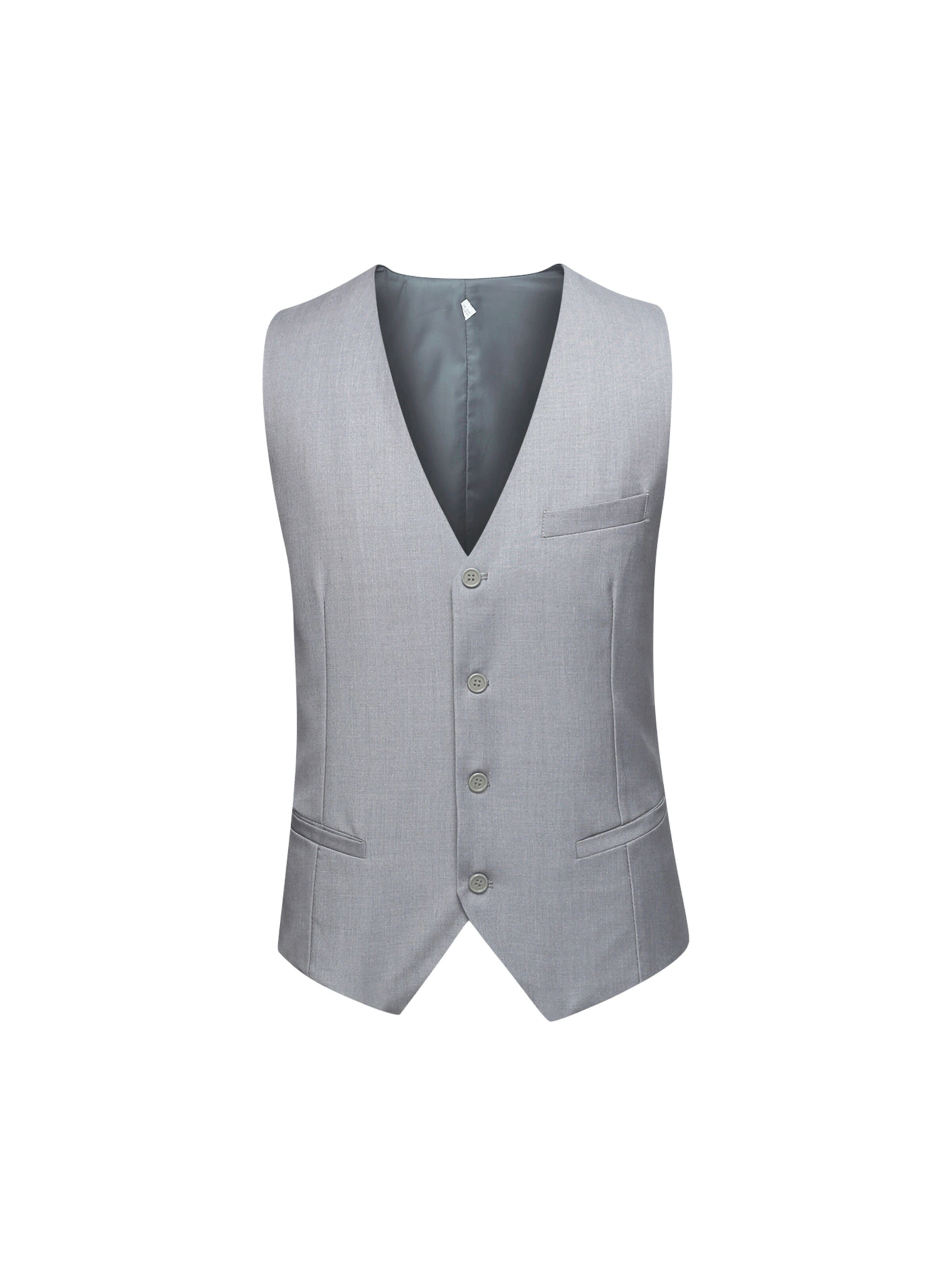 YOUTHUP Slim fit Suit 'Schlicht' in Grey