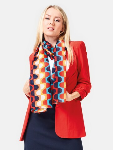 SAMAYA Scarf 'Baress' in Red: front