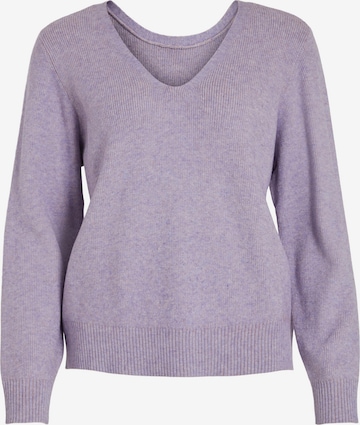 VILA Sweater 'Ril' in Purple: front