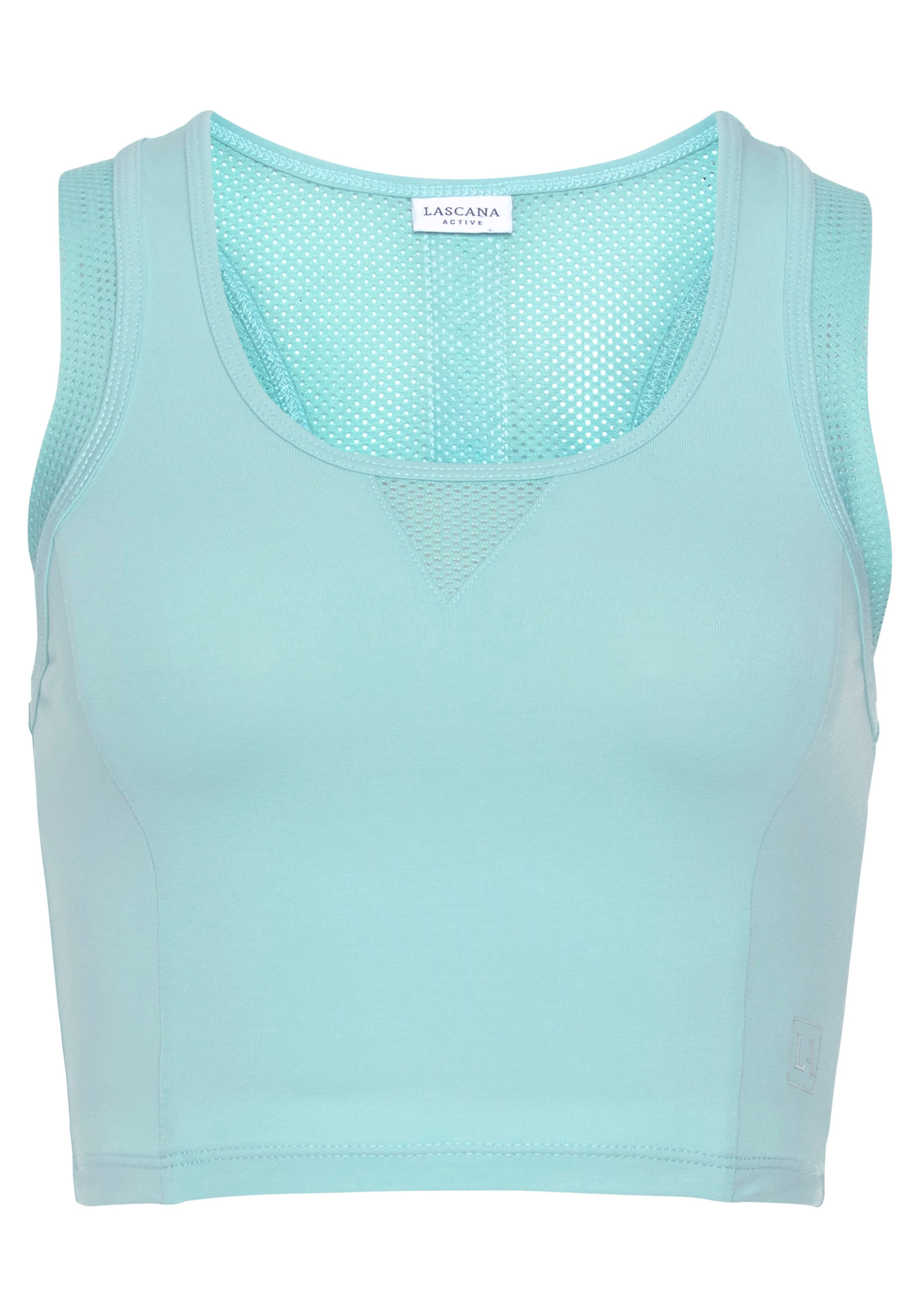 LASCANA ACTIVE Sporttop in Blauw: voorkant