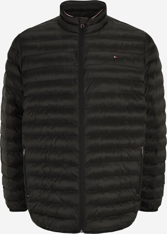 Tommy Hilfiger Big & Tall Between-Season Jacket in Black: front