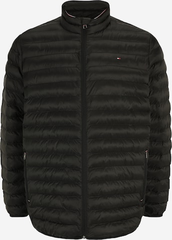 Tommy Hilfiger Big & Tall Φθινοπωρινό και ανοιξιάτικο μπουφάν σε μαύρο: μπροστά
