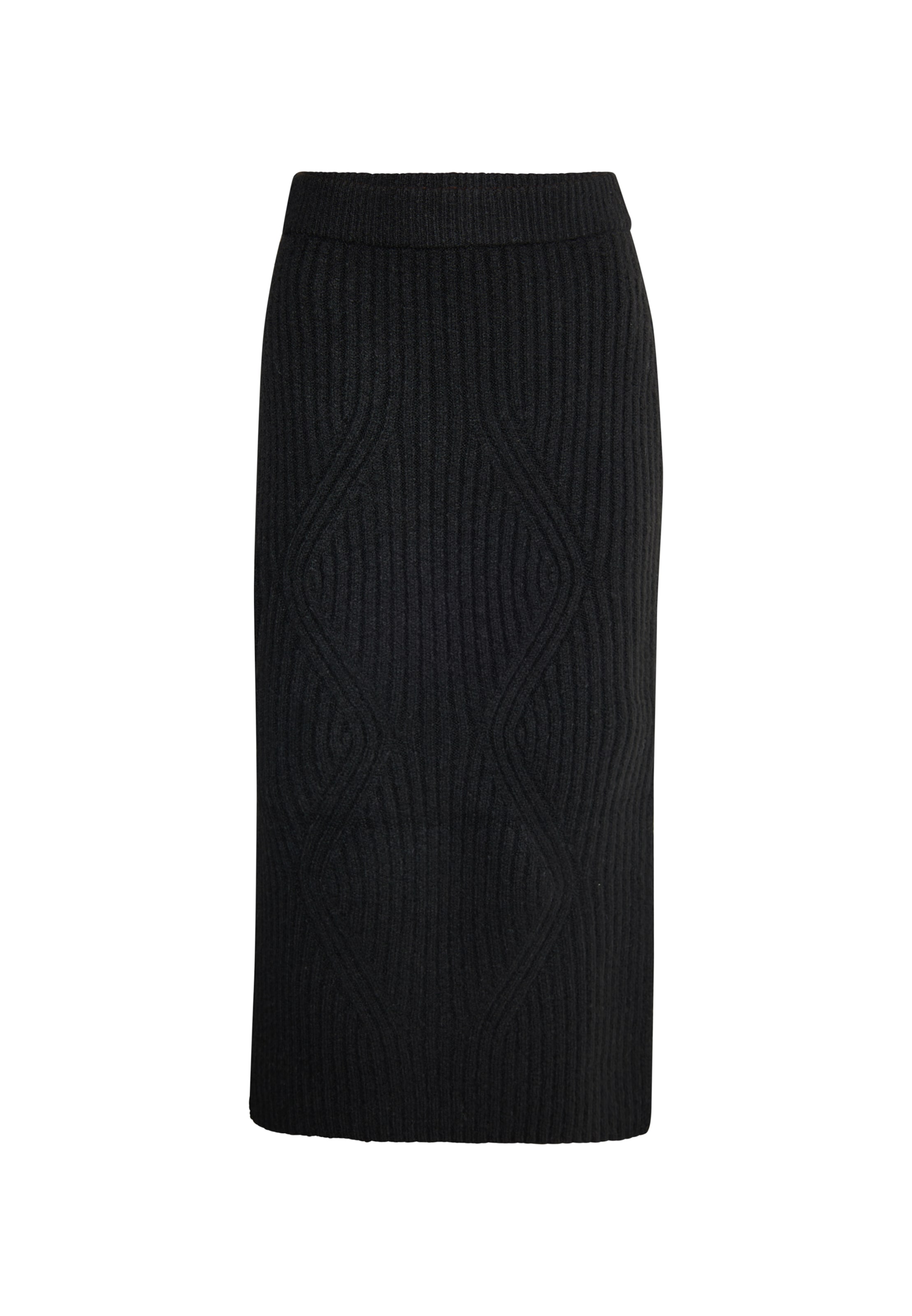 DreiMaster Klassik Kjol 'Ledkin' i svart: framsida