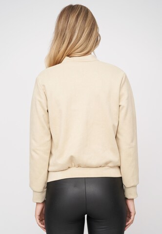 Veste mi-saison Cloud5ive en beige : derrière