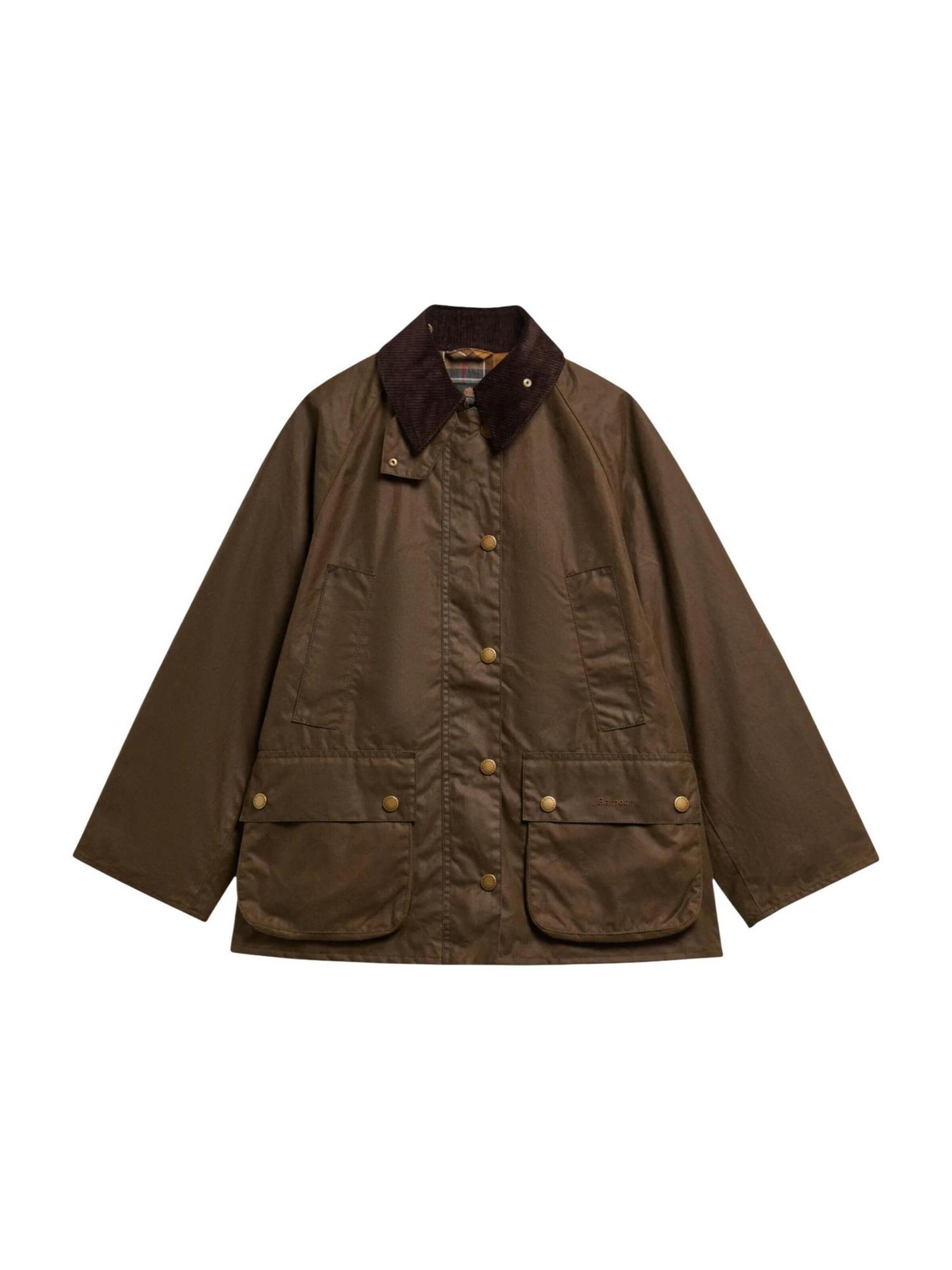 Barbour Tussenjas in XXS in de kleur Donkerbruin, Productweergave