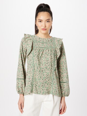 Oasis Blouse in Green: front