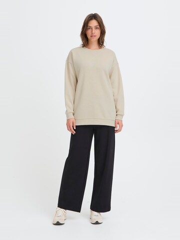 Oxmo Rundhalspullover ' OXHillary ' in Beige