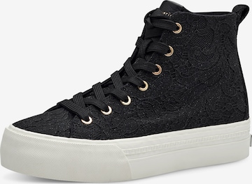 TAMARIS Sneaker high i sort: forside