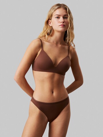 Slip 'Perfectly Fit' Calvin Klein Underwear en marron : devant