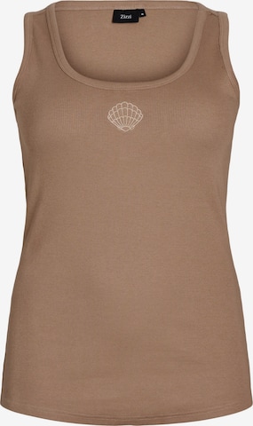 ZizziTop 'Camila' - smeđa boja: prednji dio