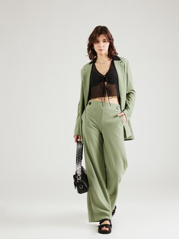 VERO MODA Wide leg Broek in Groen