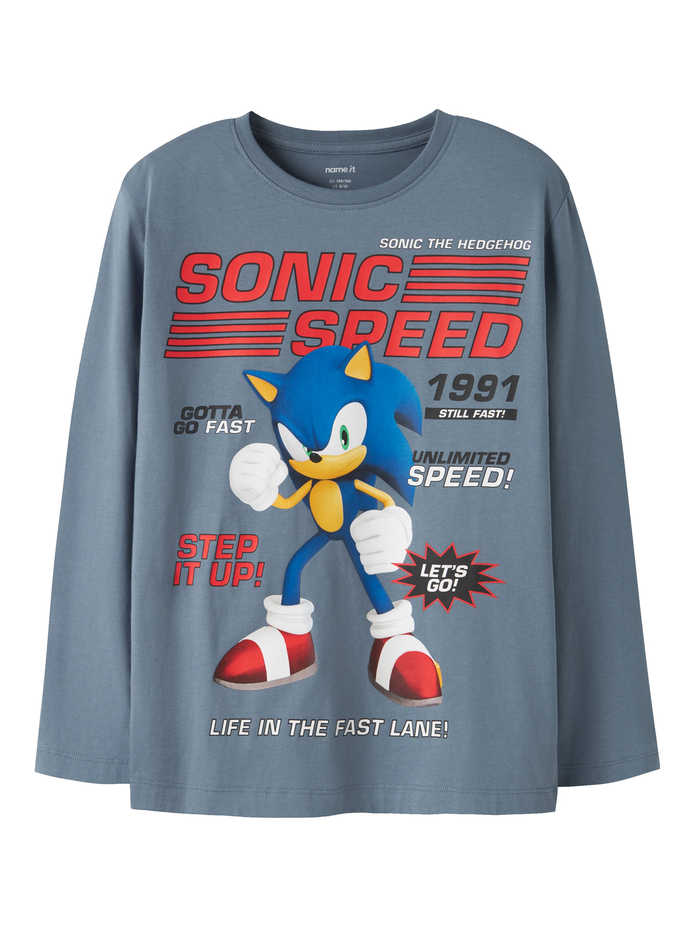 NAME IT Shirt 'NKMATTI SONIC' in Blue: front