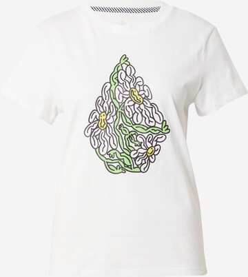 T-shirt 'RADICAL DAZE' Volcom en blanc : devant