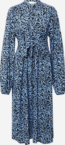 SISTERS POINT Košilové šaty 'EMALA' – modrá: přední strana