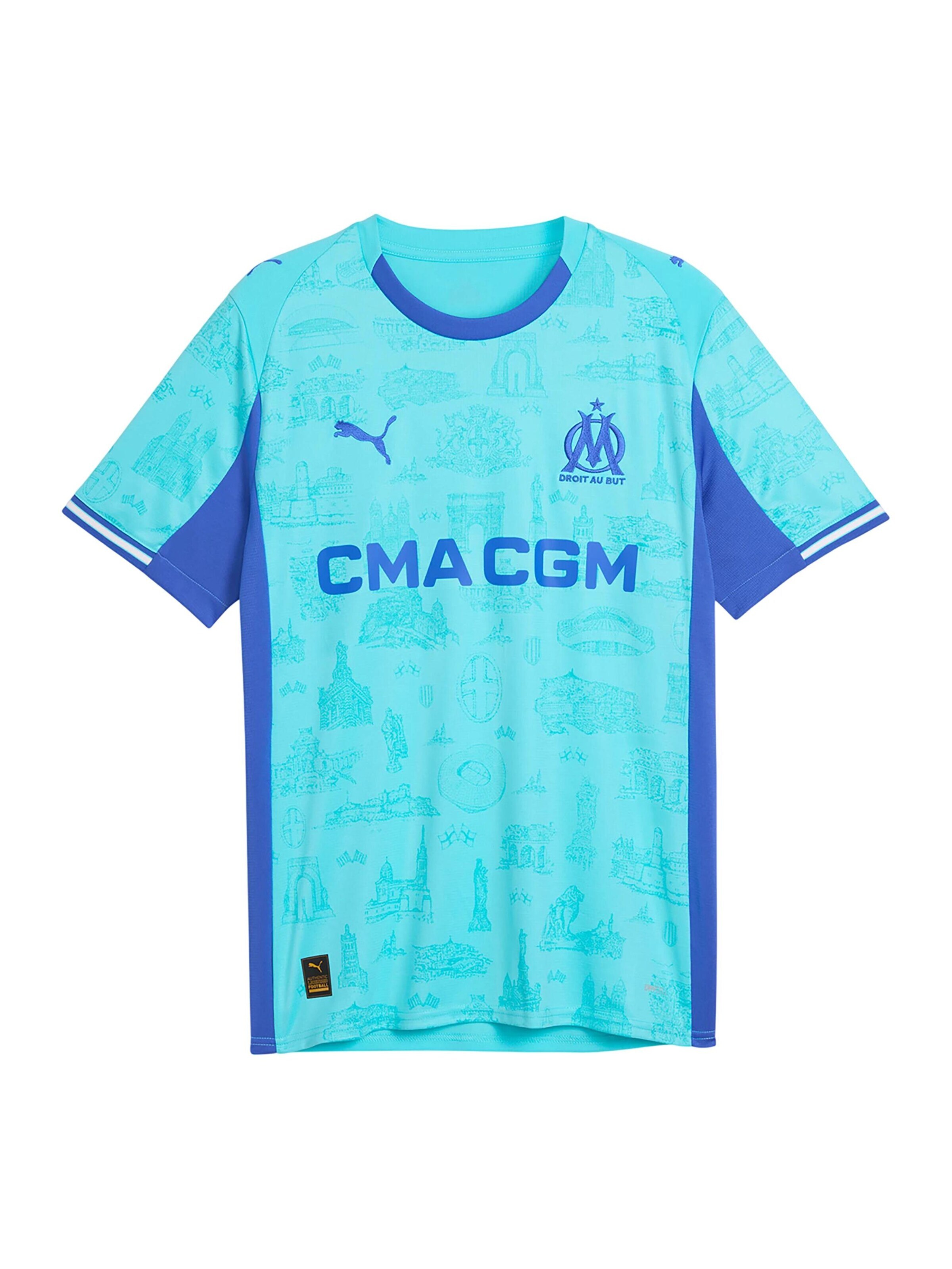PUMA Jersey 'Olympique de Marseille Special Edition' in L in Aqua, Item view