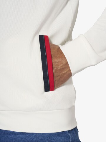 Jan Vanderstorm Zip-Up Hoodie 'Atli' in White