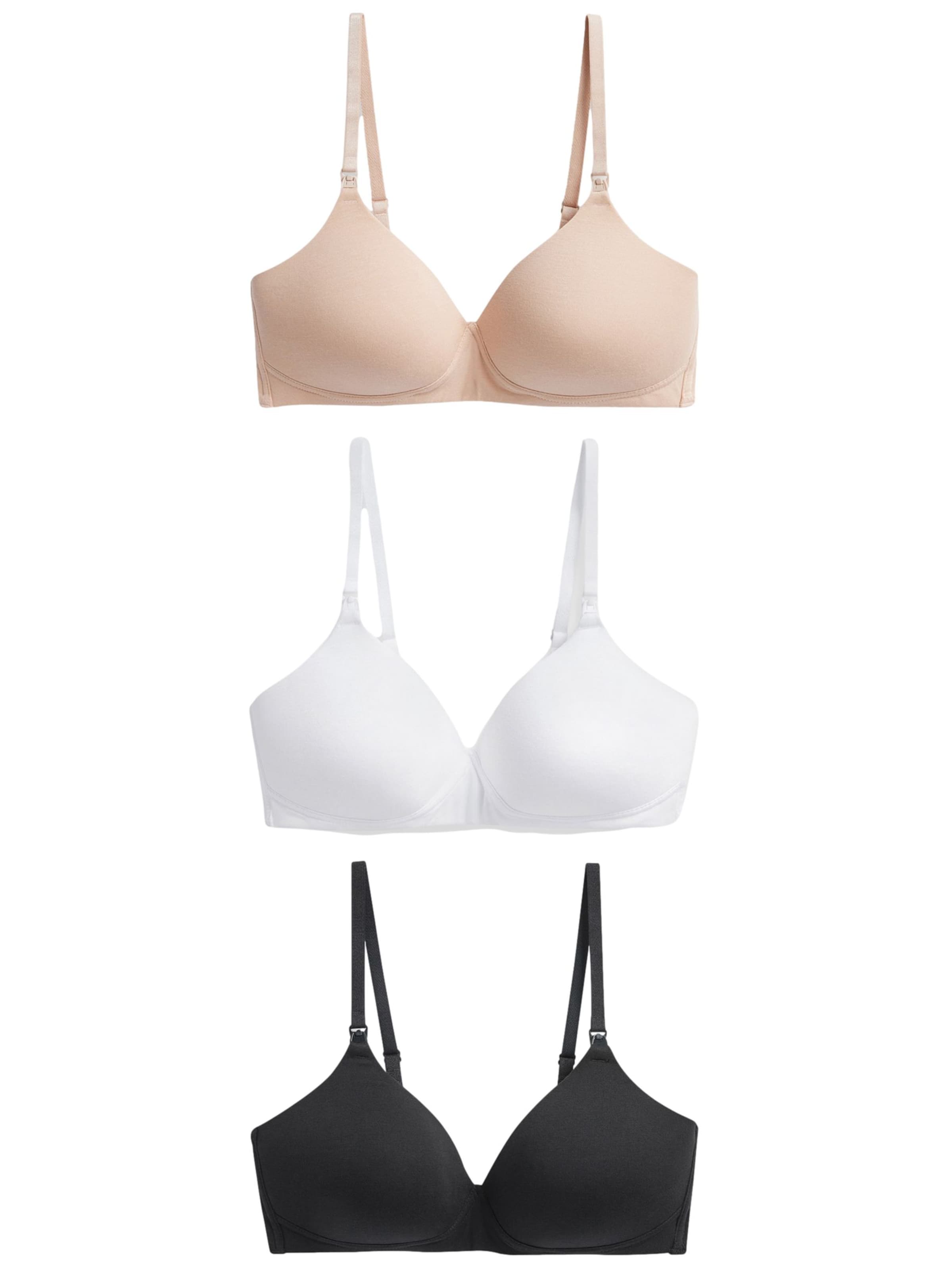 Next T-shirt Nursing bra in Beige: front