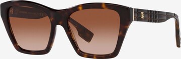 Lunettes de soleil BURBERRY en marron : devant