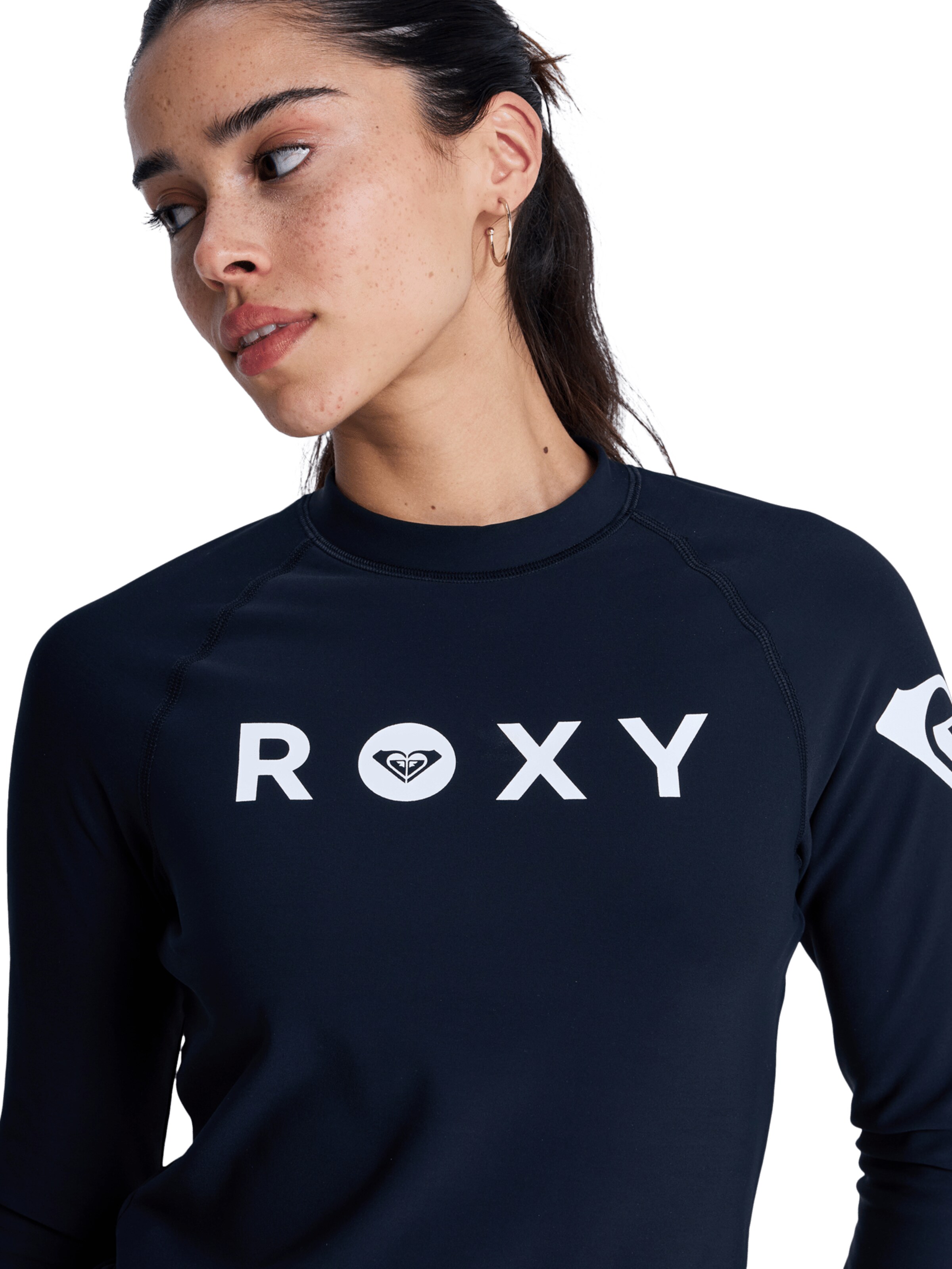 ROXY Performance Shirt 'Essentials Heater' in Grey