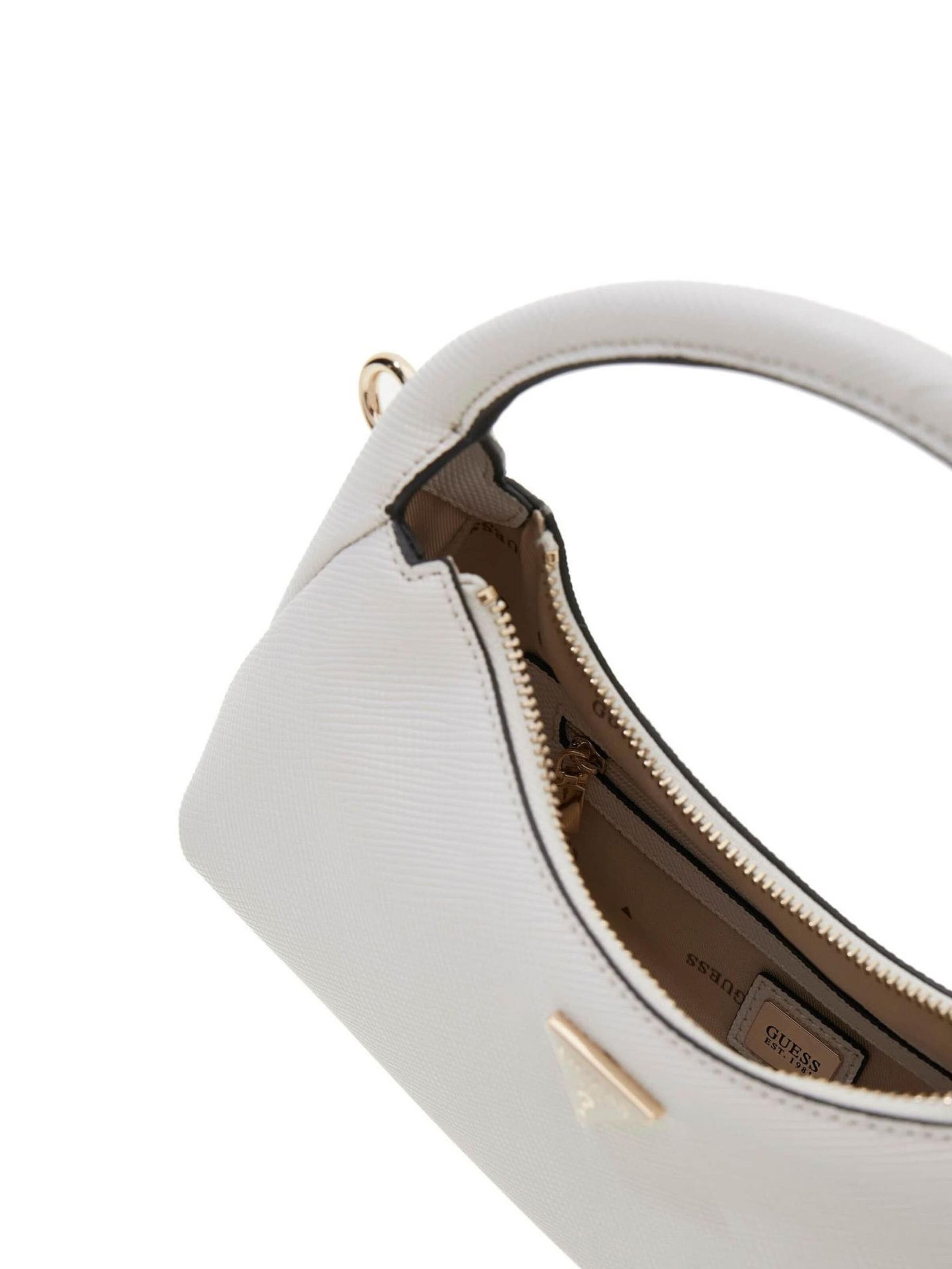 GUESS Handtasche 'Gilda Mini Hobo'‌‌‌‌‌‌‌‌‌‌ in Weiß