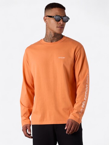 ESTEEM Shirt 'Sélection Privée' in Orange: front