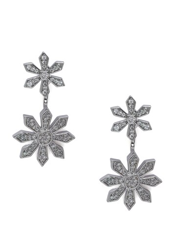 AVANT-GARDE PARIS Øreringe 'Elvarine' i sølv: forside