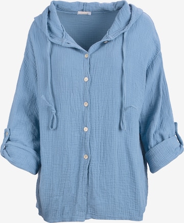 Seasons of April Bluse 'Camila' in Blau: Vorderseite