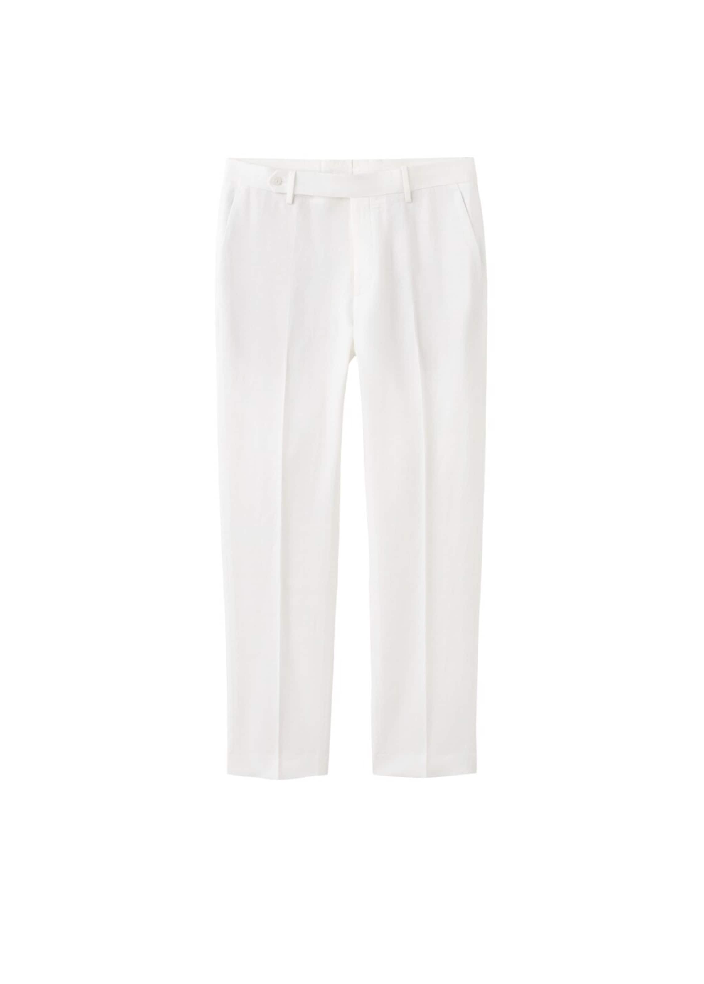 MANGO MAN Pleated Pants 'Gonzalo' in White, Item view