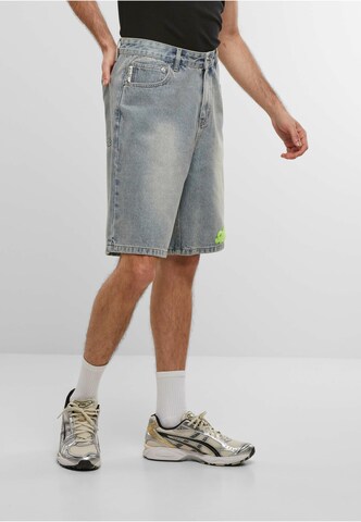 Another Cotton Lab Wide Leg Shorts in Blau