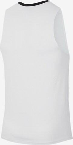 NIKE Regular Fit Sporttop 'Miler' in Weiß