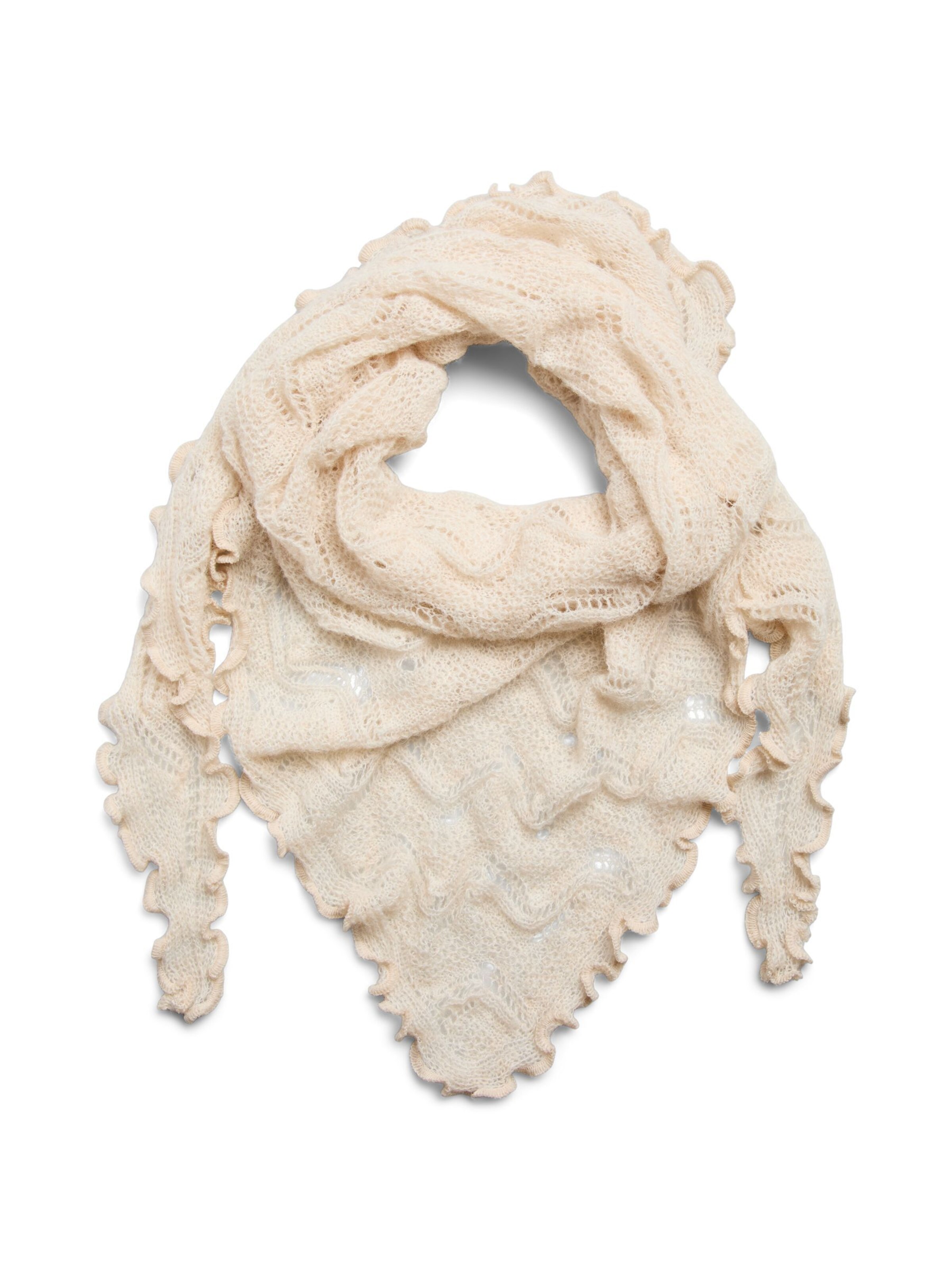 PIECES - Chal 'ESTELLE' en beige: frente
