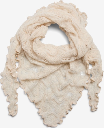 PIECES - Chal 'ESTELLE' en beige: frente