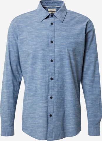 ESPRIT Slim fit Overhemd in Blauw: voorkant