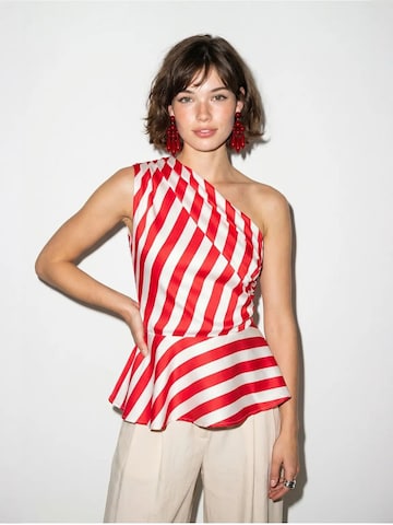 Bianco Lucci Bluse 'Blusen' in Rot: Vorderseite