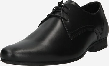 BURTON MENSWEAR LONDON Lace-up shoe in Black: front