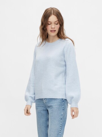 PIECES Sweater 'Perla' in Blue: front