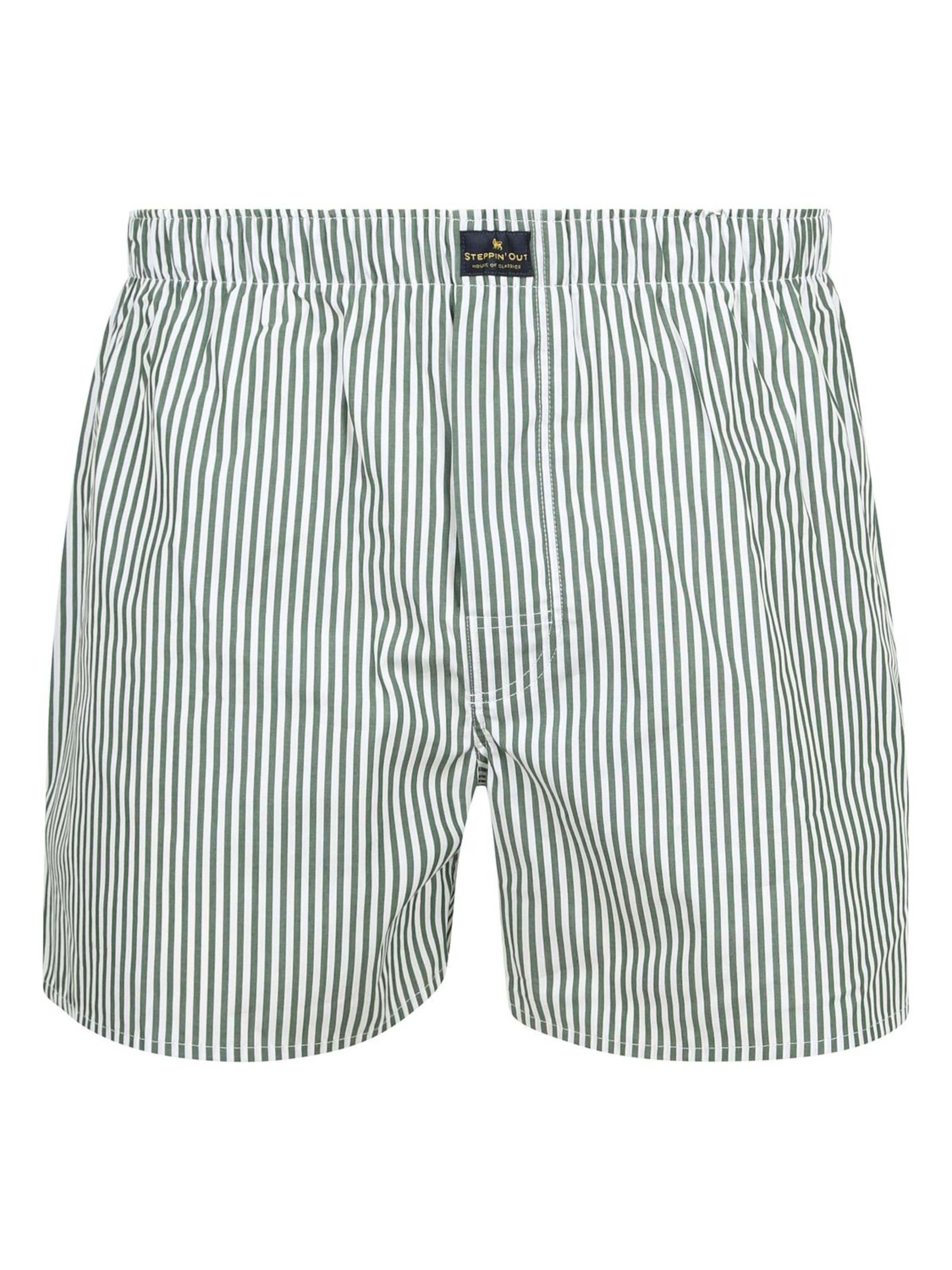 Steppin' out Boxer shorts in Green: front