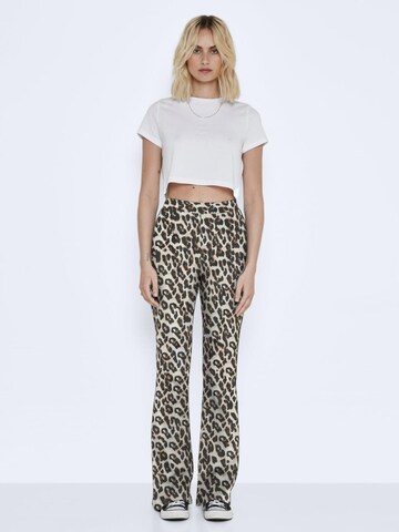 évasé Pantalon 'Pasa' Noisy may en beige