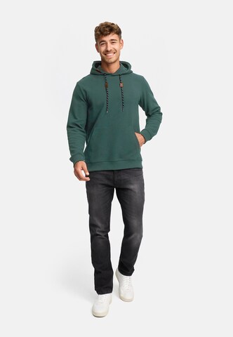 INDICODE JEANS Sweatshirt ' Guadalupe ' in Groen