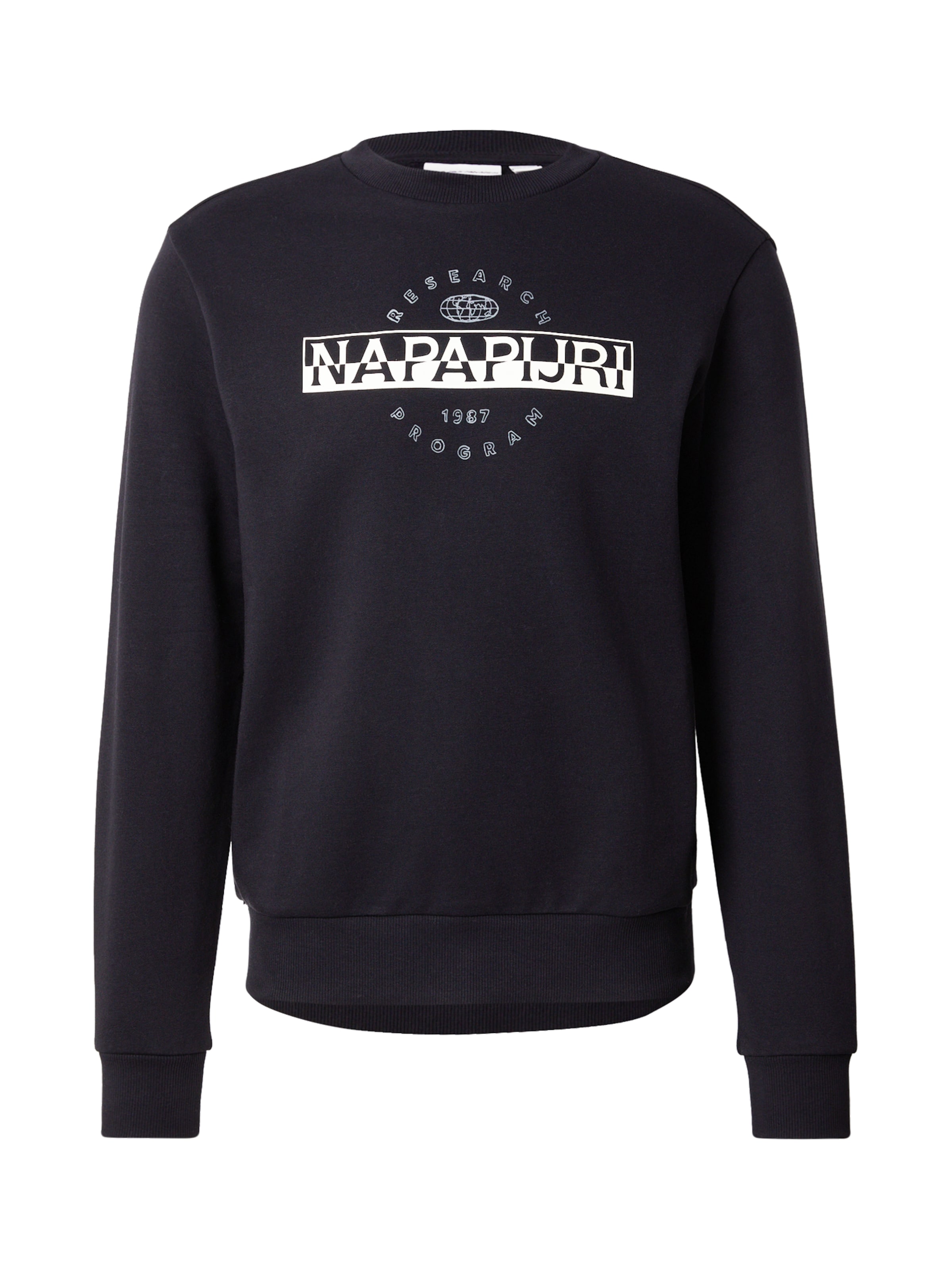 NAPAPIJRI Sweatshirt 'BANDER C' in Black: front