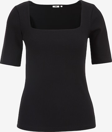 T-shirt WE Fashion en noir : devant