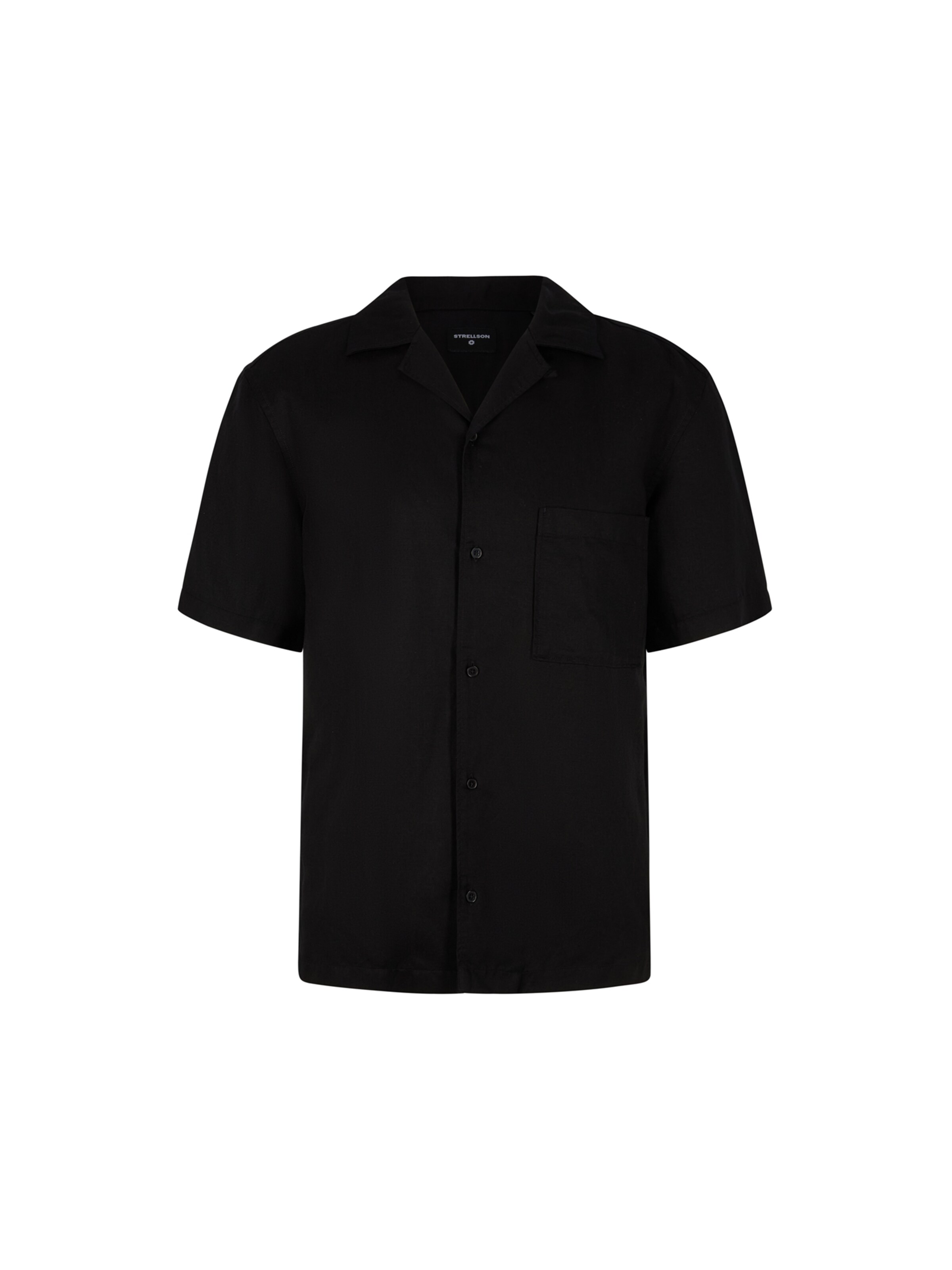 STRELLSON Overhemd 'Cisco' in Zwart: voorkant