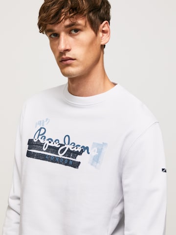 Pepe Jeans Sweatshirt 'ALEXANDER' in Weiß