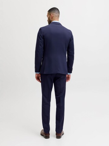 JACK & JONES Slim fit Pleated Pants 'JJFranco' in Blue