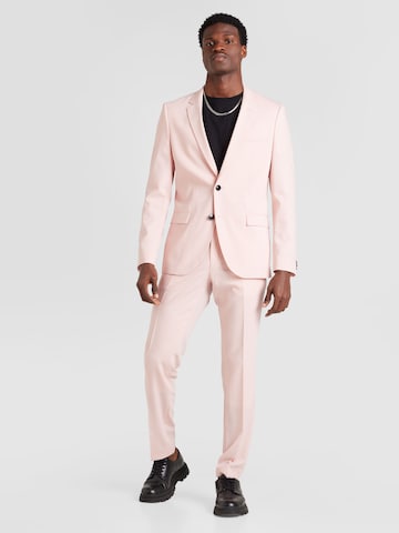 HUGO Red Slim fit Suit 'Arti/Hesten' in Pink: front