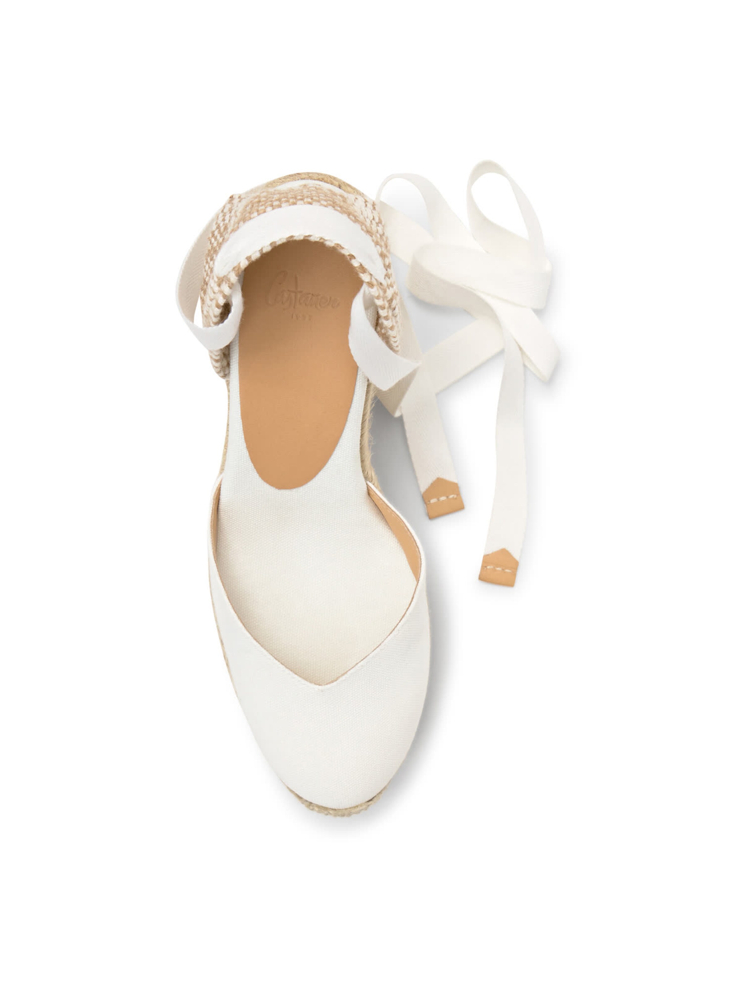 Castañer Espadrillid 'CHIARA', värv valge