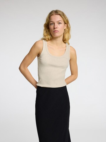 Top 'SLFANNA' di SELECTED FEMME in beige