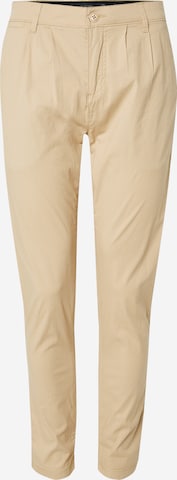 Regular Pantalon chino 'Fjern' INDICODE JEANS en beige : devant